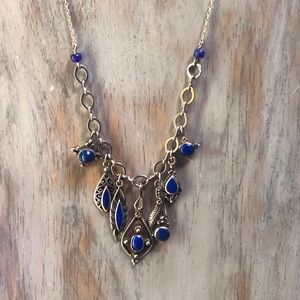 Vintage Lapis Dangle Necklace 💙